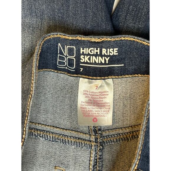 No Boundaries Rhinestone High Rise Skinny Jeans | Teen 7 - Picture 5 of 5